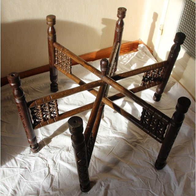 Gold Round Coffee Table, 1950s For Sale - Image 15 of 18