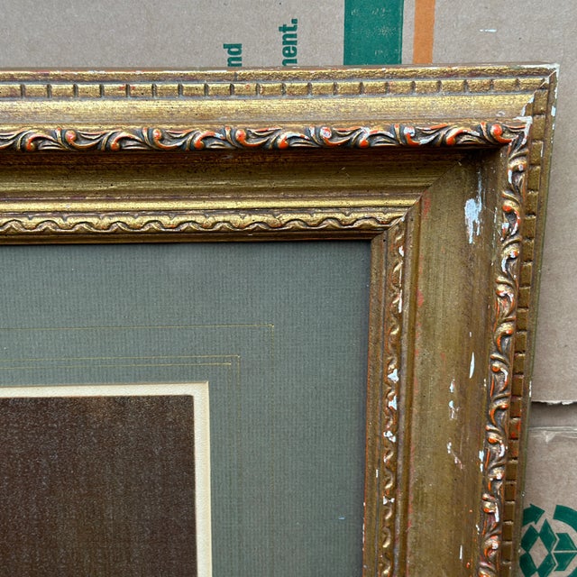 Victorian Framed Chromolithograph Mixing the Colors Cats Kittens Painting by Alfred De Neuville For Sale - Image 4 of 12