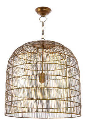 Regina Andrew Fresco Metal Pendant, Brass