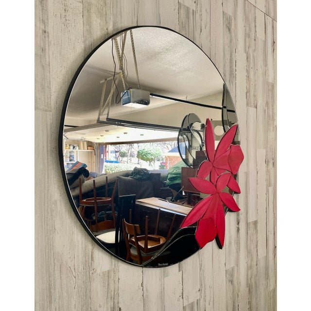 Floral Layered Mirror by David Marshall For Sale - Image 10 of 12