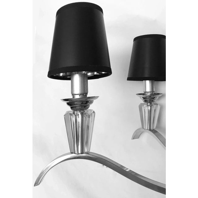 1930s French Art Deco Chandelier For Sale - Image 4 of 6