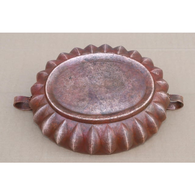 1960's Hammered Copper Mexican Decorative Bowl For Sale - Image 11 of 12