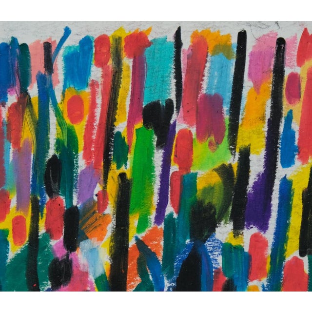Françoise Galle, Abstract Silhouettes, 1940, Pastel on Paper For Sale - Image 6 of 10