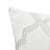 Moroccan Schumacher Tangier Embroidery 20" Pillow in Silver For Sale - Image 3 of 5