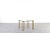 Gold Hollywood Regency Brass and Glass Coffee Table by Peter Ghyczy, 1970s For Sale - Image 8 of 8