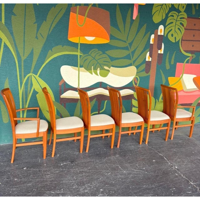 Mid-Century Modern Danish Modern Teak Dining Set For Sale - Image 3 of 17