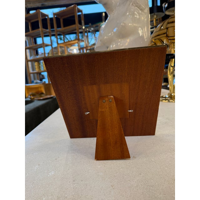 1970s Brass and Lapis-Style Stone Picture Frame, 1970s For Sale - Image 5 of 6