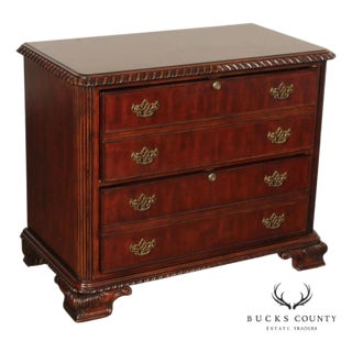 Hooker Furniture 'Seven Seas' Georgian Style Carved Mahogany File Cabinet For Sale