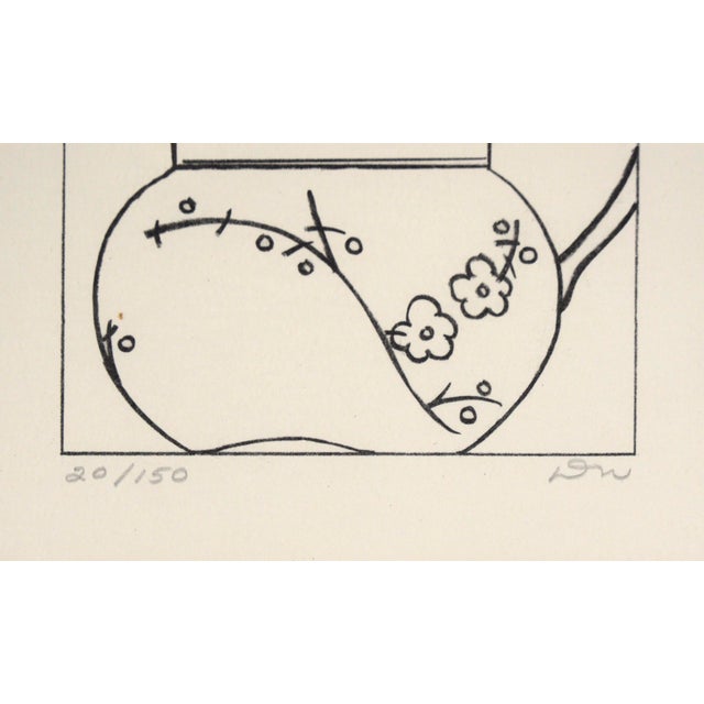 Paintbrushes in a Pitcher - Still Life Etching by Don Weygandt (#20/150) For Sale - Image 4 of 5