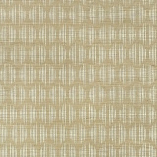 Sample - Schumacher X David Oliver Ovington Sisal Wallpaper in Sage For Sale