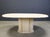 Mid-Century Modern Vintage Oval Travertine Dining Table, 1970s For Sale - Image 3 of 10