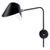 Mid-Century Modern Black Anthony Wall Lamp by Serge Mouille For Sale - Image 9 of 9