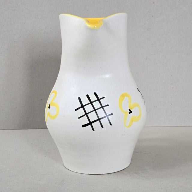 Vintage Ceramic Pitcher by André Baud for Vallauris, 1950s For Sale - Image 11 of 13