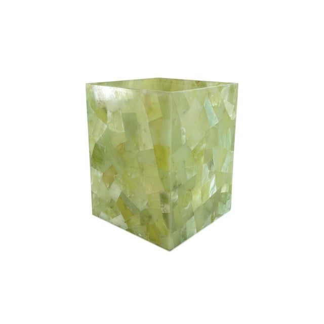 Modern Jasmine Jade Bath Collection by Etereo New York - 7 Piece Set For Sale - Image 3 of 3