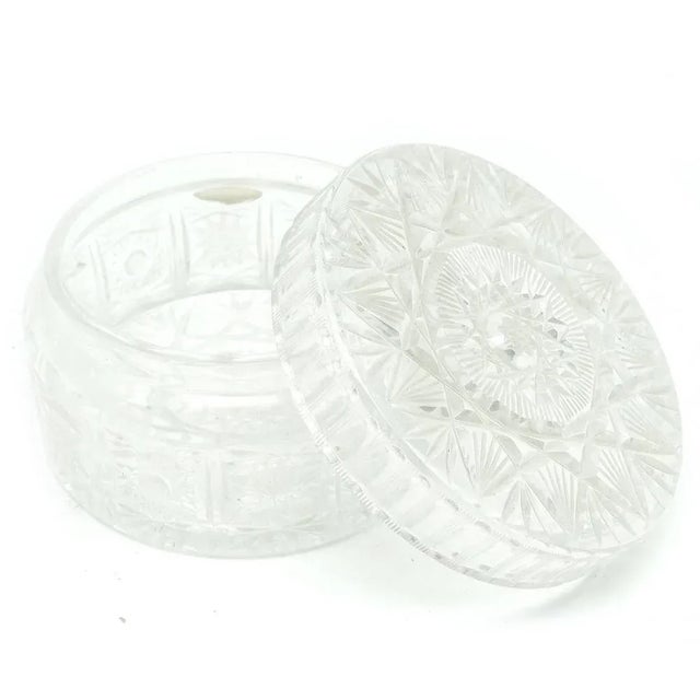 Czechoslovakian Crystal Candyer, 1970s For Sale - Image 3 of 8