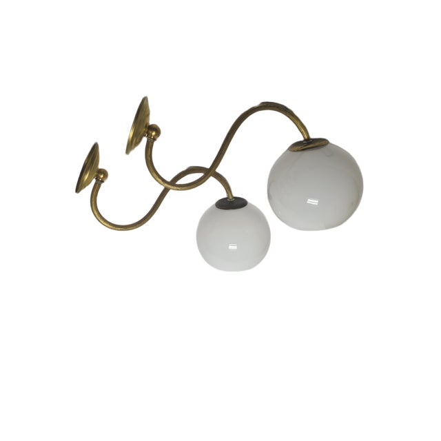 Art Deco Wall Lamp, Poland, 1950s, Set of 2 For Sale - Image 11 of 12