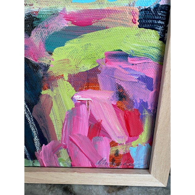 2020s 2025 Original Acrylic Abstract, Framed For Sale - Image 5 of 6