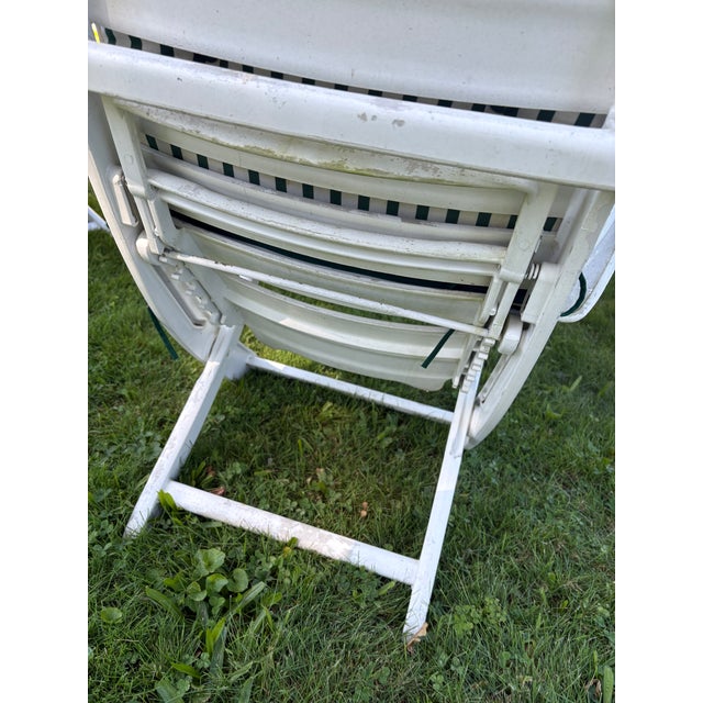 1960s French Triconfort 7-Piece Resin Dining Set – Table, 6 Reclining Chairs & Cushions For Sale - Image 4 of 18