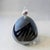 Vintage 1983 Jim Grant (Celestial Art Glass Studio, California) black cameo glass perfume bottle. Handmade art glass...