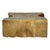 Contemporary Indoor Outdoor Bronzed Draped Coffee Table For Sale - Image 3 of 4