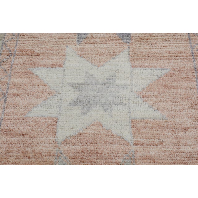 Moroccan 1970s Moroccan Hand Knotted Wool Rug, 3'x8'8" For Sale - Image 3 of 4