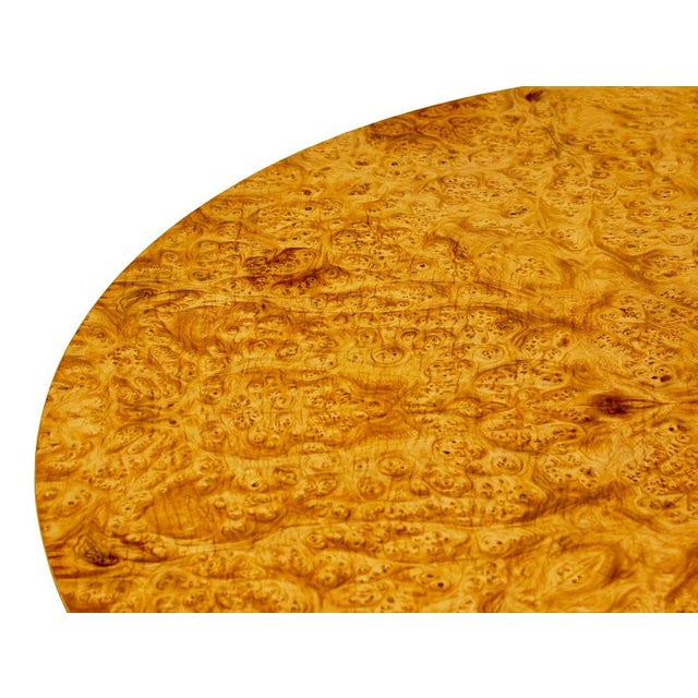 1940s Mid-Century Scandinavian Adjustable Burr Birch Coffee Table, 1940 For Sale - Image 5 of 8