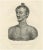 Joseph Brodtmann, A Tattooed Man from Nuku Hiva, French Polynesia, 1836, Print For Sale