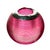 Victorian Late 19th Century Victorian English Cranberry Pink Threaded Glass & Sterling Silver Match Striker For Sale - Image 3 of 4