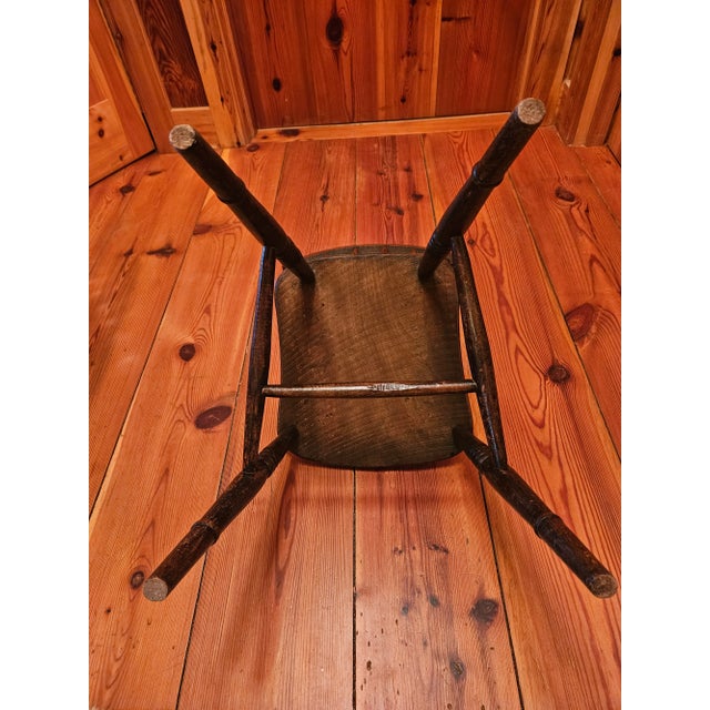 Late 19th Century Antique English Elm Chair For Sale - Image 9 of 9