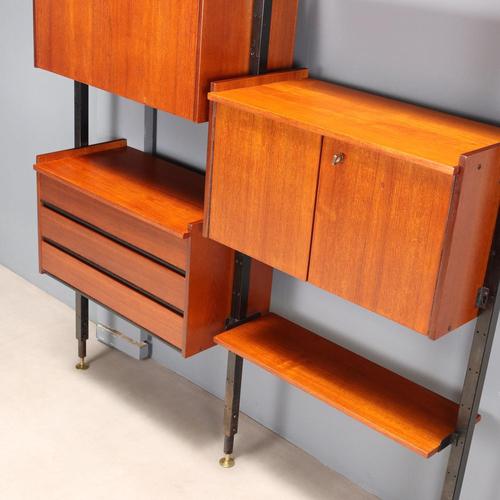 Floor-to-Ceiling Bookcase, 1960s For Sale - Image 12 of 15