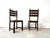 Vintage Brutalist Oak and Wicker Dining Chairs, 1960s, Set of 6 For Sale - Image 10 of 12