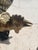 Metal Pair of Vintage Brass Roosters For Sale - Image 7 of 12