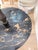 Late 20th Century Vintage Neoclassical Bronze & Black Marble Pedestal Side Table For Sale - Image 5 of 5