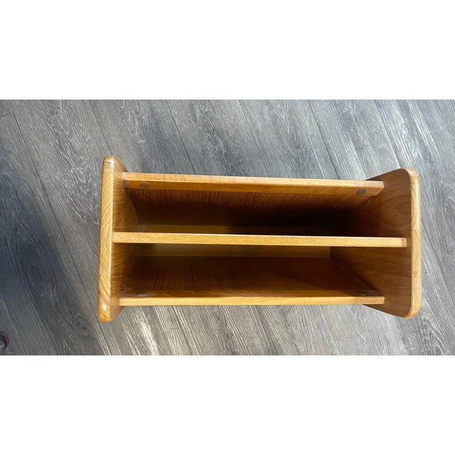 Mid-Century Modern 1980s Fbj Mobler Magazine Holder For Sale - Image 3 of 5