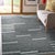 8x10 Gray Handwoven Wool Floating Rectangles Geometric Modern Carpet Rug For Sale - Image 10 of 10