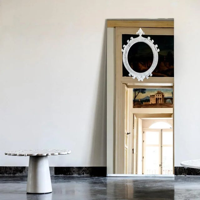 Marble Neo Baroque Frame Mirror by Roberto Semprini For Sale - Image 4 of 6