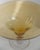 Glass Vintage Italian Orange Bubble Murano Glass Footed Bowl with Ball Stem, 1980s For Sale - Image 7 of 13