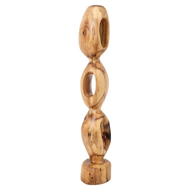 Still Stand Abstract Wood Sculpture by Logniture For Sale - Image 11 of 11