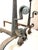 Rare Antique 19th Century Hand Wrought Iron Fireplace Firedogs Black Andirons For Sale - Image 11 of 13