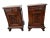 Gorgeous Antique Pair of Nightstands with Cabinet and hand cut Dovetail Drawer, Rococo Revival by: G. Colombo & Figli,...