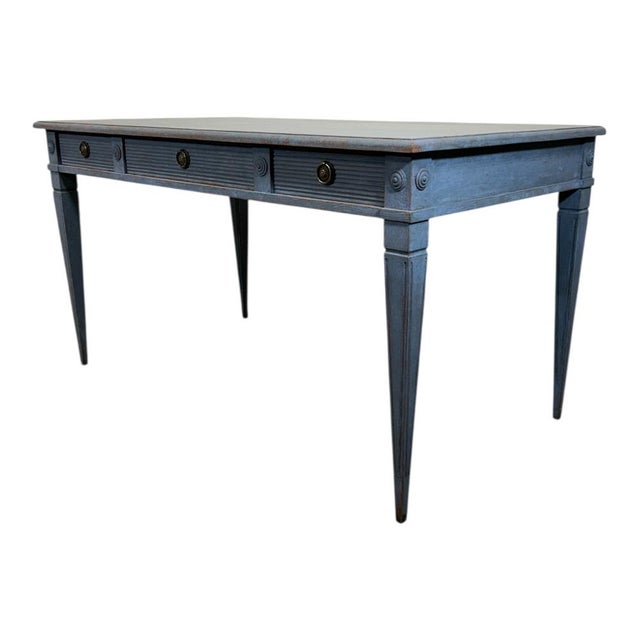 Antique Swedish Writing Desk, 1890s For Sale - Image 6 of 10