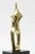 Metal Vintage Bronze Abstract Female Sculpture by Roberval on Black Granite Base For Sale - Image 7 of 11