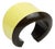 Salvatore Ferragamo Yellow and Brown Wood Enameled Cuff Bracelet Bangle For Sale