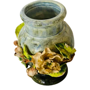 Faience Manufacturing Company FMCo Vase - Barbotine #206 Circa 1881 10.5"