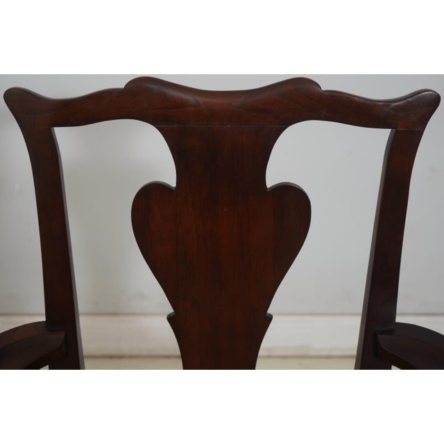 1980s Set of 6 Statton Old Towne Cherry Dining Chairs For Sale - Image 5 of 18