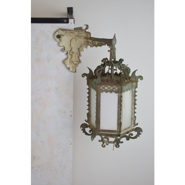 Corner Lanterns, Italy, 1920s, Set of 2 For Sale - Image 9 of 18