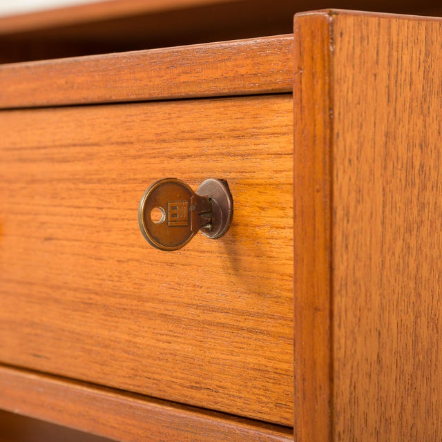 Mid-Century Modern Italian Teak Desk by IMB, 1960s For Sale - Image 16 of 18