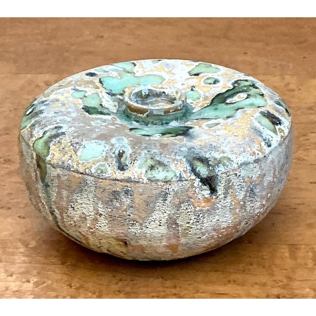 Vintage Abstract Ceramic Vessel For Sale - Image 15 of 18
