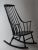 Black Grandessa Rocking Chair in Beech by Lena Larsson for Nesto, 1960s, in Good conditions. Designed 1950 to 1959 This...
