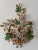 Glass Maison Baguès Style 3 Lights Green Crystal Flowers Tole Bow Sconces, Circa 1940 For Sale - Image 7 of 13